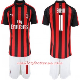 Maillot/Tenue AC Milan Fabio Borini 11 Enfant Domicile 2018/2019